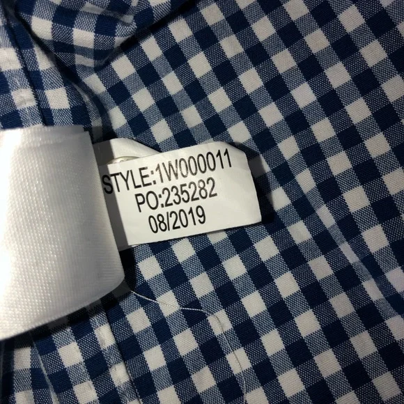 Vineyard Vines Classic Fit  Tucker Shirt Men’s Large Blue Bay Gingham Whale - Picture 7 of 9